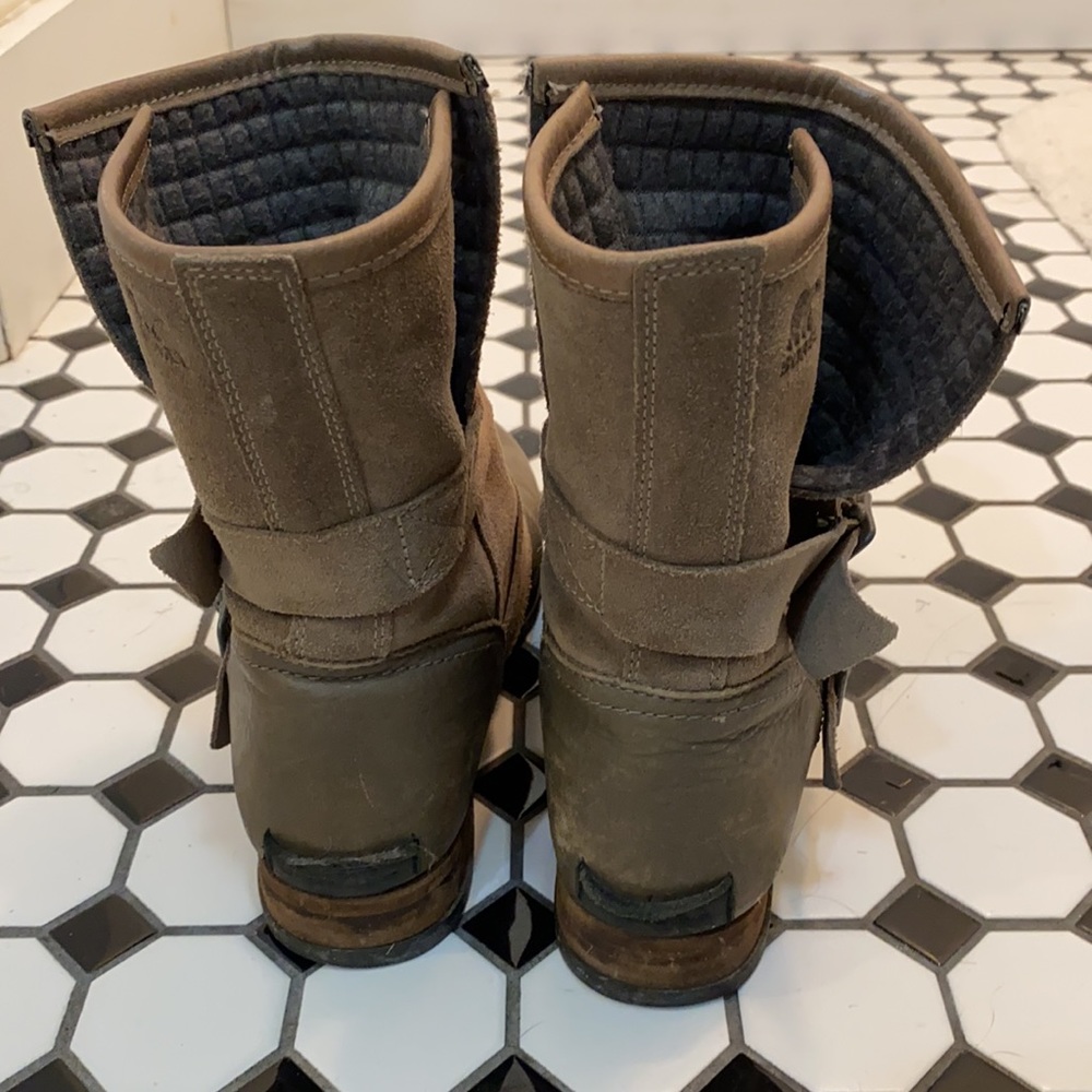 Sorel leather combat boots - Picture 4 of 7